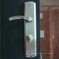 Palanca de puerta / puerta de diseño contemporáneo de la serie con acabado satinado